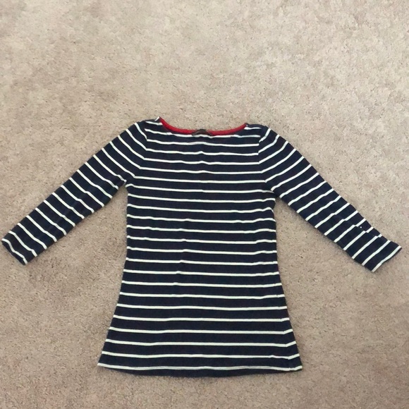 Zara navy and white stripped top size S - Picture 1 of 2
